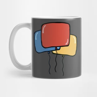 Square unique balloon Mug